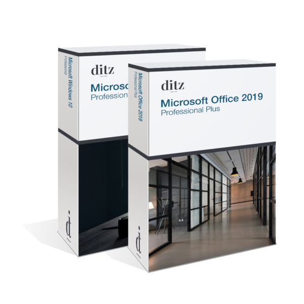Windows 10 Professional mit Microsoft Office 2019